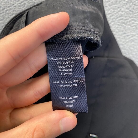 Adrianna Papell Women's Dress pants ‎ size 12 Black Stretch Lightweig Zipper - Picture 9 of 10